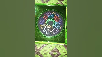 spirograph design pattern #art #stepbystep #drawing #artsandcrafts #calligraphy #spirograph #shorts