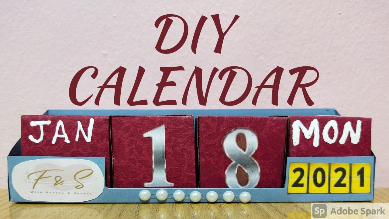 How to make a 2021 calendar || DIY calendar ||