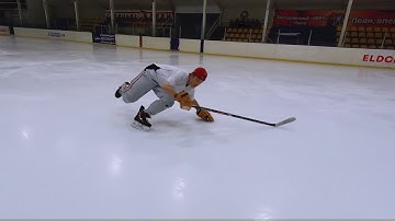 BEST HOCKEY DRILL NHL. Backward Outside Edge