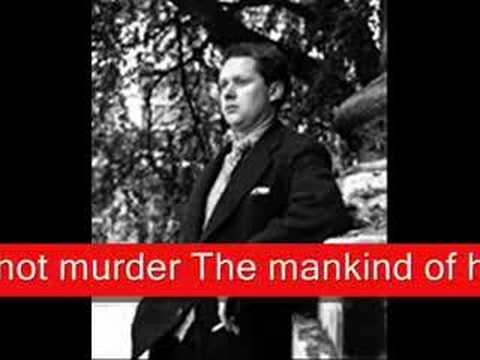 Dylan Thomas - A Refusal to Mourn