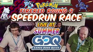 INCREDIBLE POKEMON FIRERED ROUND 2 SPEEDRUN RACE LIVE AT SUMMER GAMES DONE QUICK 2026!
