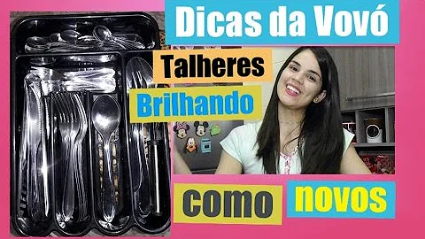 O que é bom para limpar talheres?