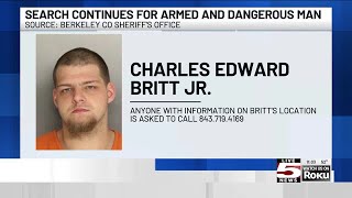 VIDEO: Berkeley Co. deputies searching Francis Marion Forest for armed & dangerous man