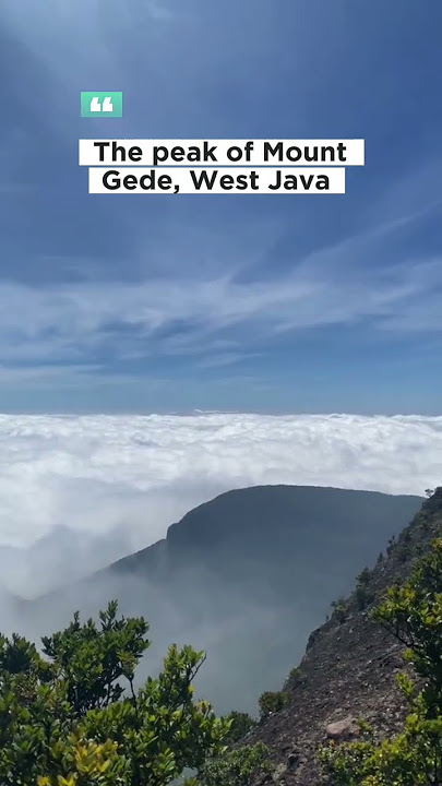 Anissa | The peak of Mount Gede, West Java #outdoors #hiking #travel #campping #nature #adventure