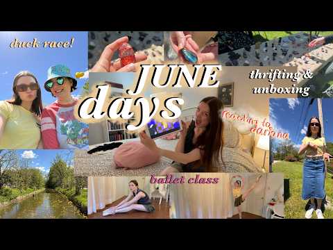 LIVE reaction to Ariana | duck race, Ballet teacher weekend, thrifting, unboxing, june summer days