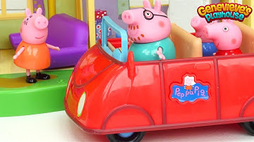 Best ♥Peppa Pig♥ Toy Learning Videos for Kids - New House and Babysitting Baby Alexander!
