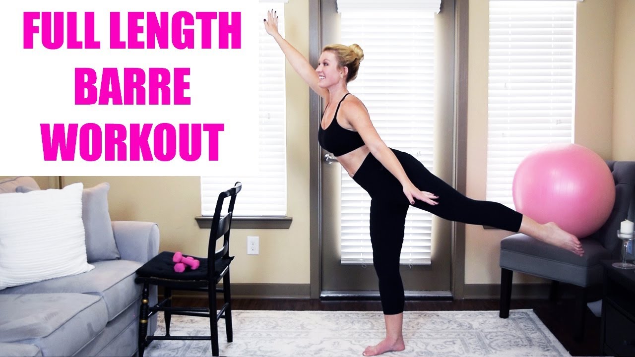 FULL LENGTH: Barre Fitness Workout Class - YouTube