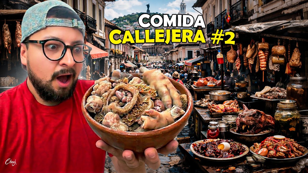 Desde Tripas de Res hasta Mondongo | Comidas CALLEJERAS en Ecuador 🇪🇨 