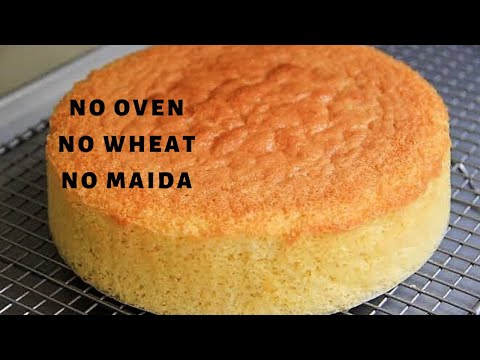 easy-vanilla-sponge-cake-without-oven-recipe-|-how-to-make-basic-sponge-cake-|cake-banane-ka-tarika