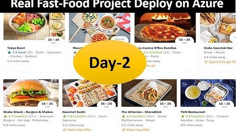 Online Fast food Delievery Project in ASP.NET CORE | Day-2