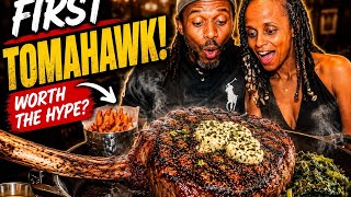 First Time Trying a Tomahawk Steak at J. Hollinger’s Chophouse | Silver Spring, MD Food Vlog 🥩