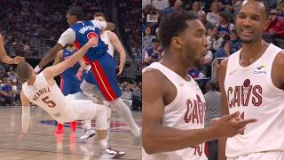Ausar Thompson flattens Sam Merrill then Donovan Mitchell hits half court buzzer beater