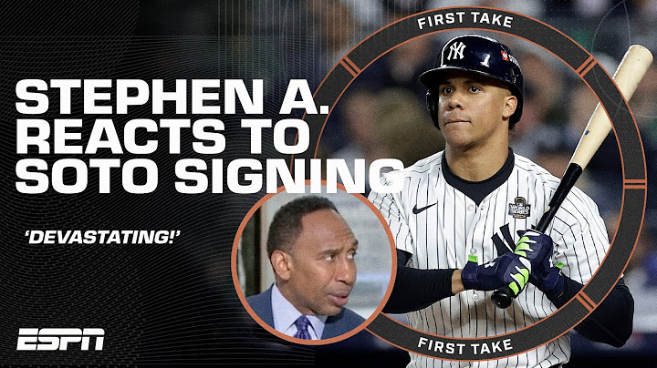 'DEVASTATING' 🤦‍♂️ - Stephen A. reacts to Juan Soto signing with the New York Mets | First Take