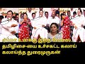 Durai murugan campaign to dmk mp candidate  thamizhachi thangapandian vs tamilisai soundararajan