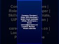RPA UiPath Developer Role@Percipere#JobAlert #Jobs #trending #trendingshorts #viralshorts