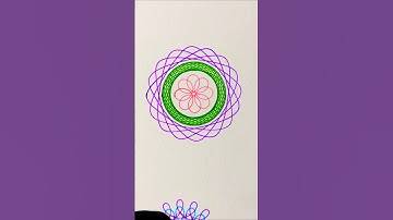 Beauty with colour combination #ytshorts #shorts #spirograph #art