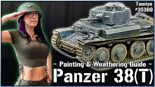 Getting Dirty with the Panzer 38(t) | Painting Guide TAMIYA Tank 35369