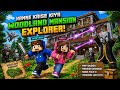 Hamne Kiya Woodland mansion ko explore😰 minecraft| kaise Bach ke aaye