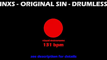 Inxs   Original Sin    Drumless with Visual Metronome