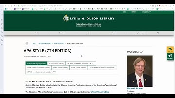 APA Style 7th edition: Video materials (2020; HD)