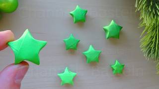 Weihnachtssterne basteln mit Papier - Einfache Origami Sterne als Weihnachtsgeschenke oder Deko ⭐