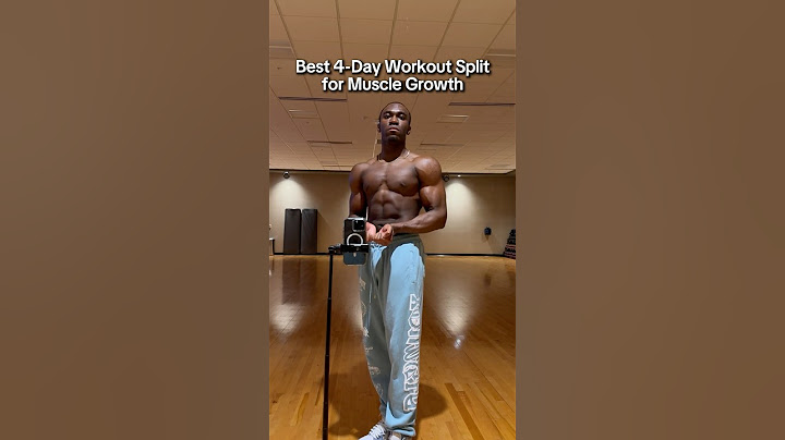 Best 4 Day Workout Split for Muscle Growth 🦾 #workoutsplit