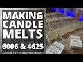 My candle melt making process with 6006 and 4625 wax