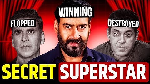 "Ajay Devgn Outsmarts Akshay & Salman: The Silent Superstar Strikes Again" #bollywood