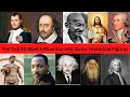 The top 10 most influential and iconic historical figures