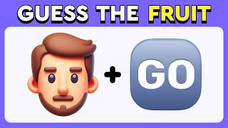 Guess the Fruit and Vegetable by Emoji 🥕🍏🍒 Easy, Medium, Hard Levels