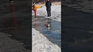 Northeast Bald Guy Dos Splits While Curling #IceSports #TrendingTopic