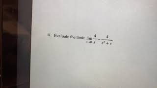 MAC 2311 Calculus 1 exam Question 3