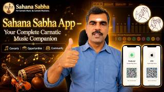 Sahana Sabha App – Your Complete Carnatic Music Companion | Concerts, Opportunities & Community screenshot 4