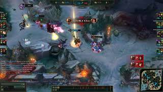 Zed 1v4 Double Kill