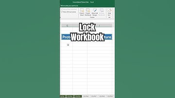 How to Protect Workbook Structure in Excel