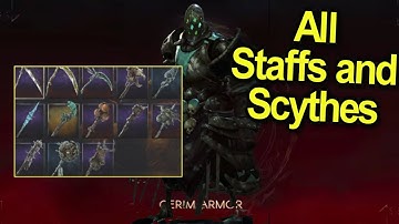 All Two Hand Staff and Scythes | Movesets and Runes | No rest for the wicked