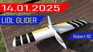 LIDL TURBO GLIDER 14 01 2025 by Robert RC @robert_s_photographer  #rcpilot  #rcplane #lidl