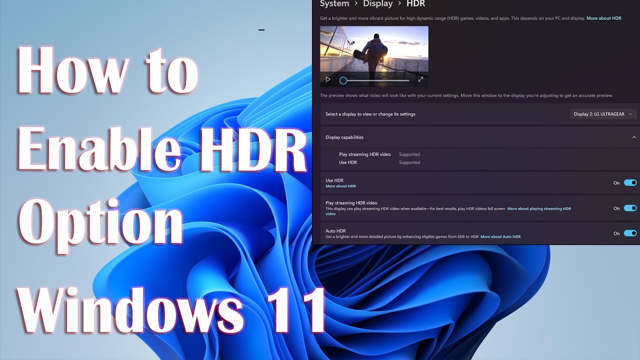 Detect and Enable HDR with Microsoft* DirectX* 11 and DirectX* 12