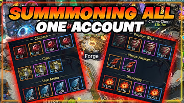 How many Mythical Relics from a MASSIVE RELIC FORGE CRAFTING!  | RAID Shadow Legends