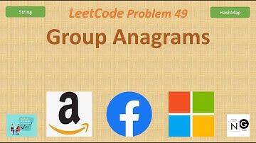 Group Anagrams | Leetcode 49 | String HashMap | Google Amazon