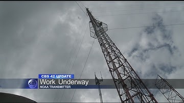 Work underway on NOAA Transmitter