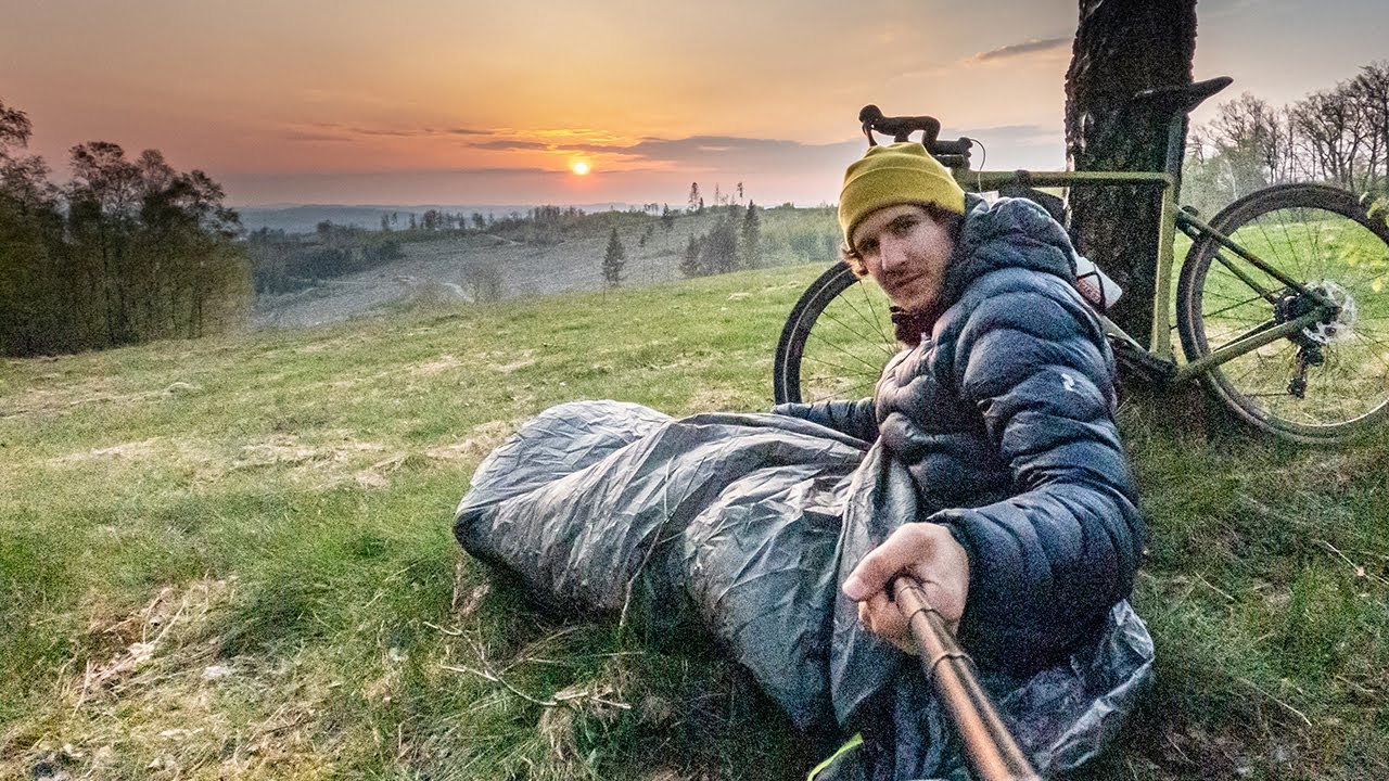 24h Overnighter im Gebirge ⚠️ Nicht nachmachen ⚠️ Übernachtung am Berghang - Outdoor Bushcraft