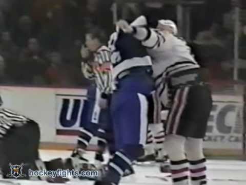 Maple Leafs vs Blackhawks Jan 16, 1992