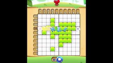 Nono Crossing Picture Nonogram Level 40 #gameplay #puzzle