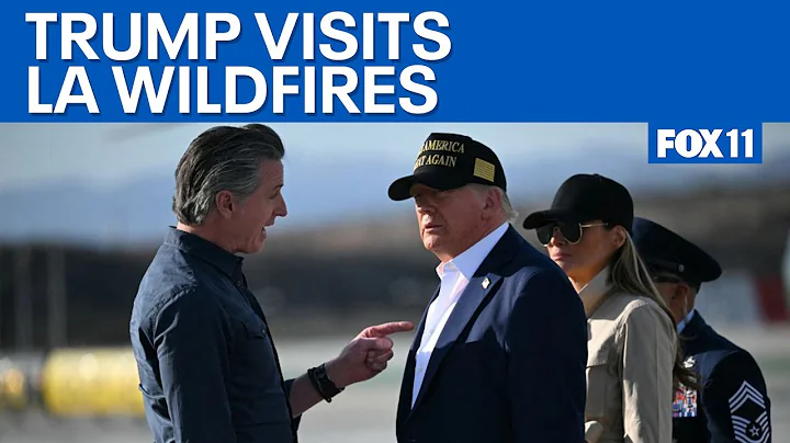 Trump in LA: Donald Trump visits Los Angeles wildfire zones