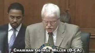 NLRB Hearing: Chairman George Miller