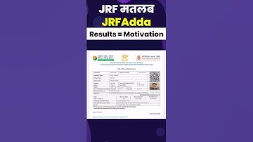 JRF Qualified Congrats 🚀 Computer Science UGC NET Result 2024 JRFAdda #shorts #shortsfeed