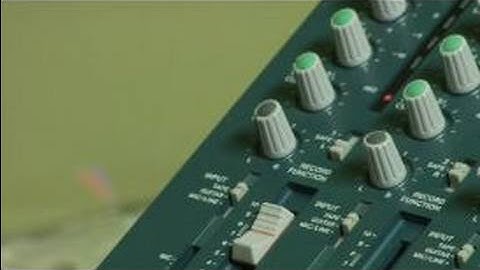 How to Use a 4-Track Cassette Recorder : Fader and Pan Controls for 4-Track Recorder