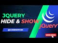 Hide and Show - jQuery Effects #html #css #jquery #effects