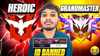 I PLAYED FREE FIRE FOR 24 HOURS TO PUSH CS RANKED | ID BANNED 😭